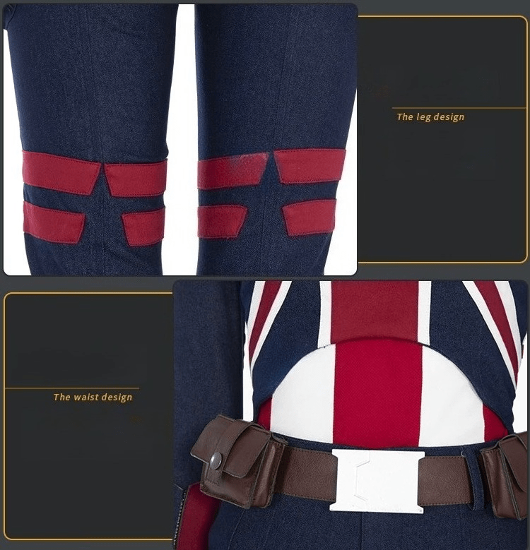 Captain Carter Cosplay Full Set Custom, What If Season 1 Peggy Carter Women Costume, Marvel Superhero Cosplay Outfit Custom Made - Coscosmos