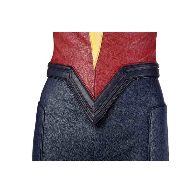 Captain Marvel 2 Carol Danvers Leather Cosplay Costume Suit for Halloween - Coscosmos