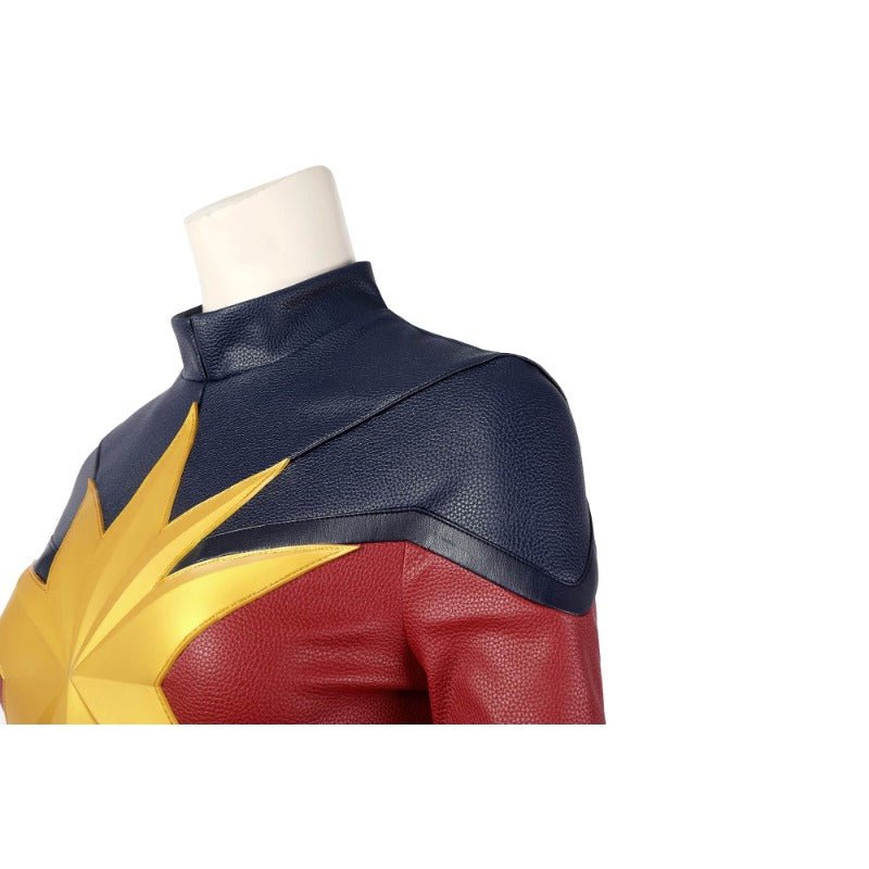 Captain Marvel 2 Carol Danvers Leather Cosplay Costume Suit for Halloween - Coscosmos