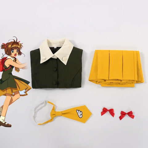 Cardcaptor Sakura Kinomoto Sakura Adult Summer Cosplay Dress - Coscosmos