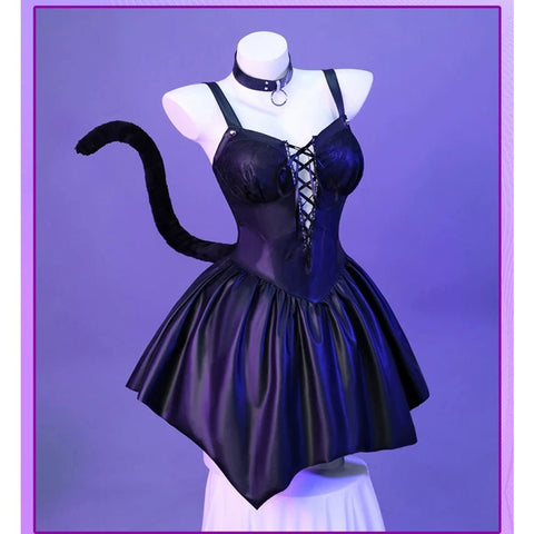Cat Woman Maid Cosplay Costume - Coscosmos