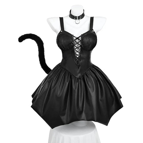 Cat Woman Maid Cosplay Costume - Coscosmos