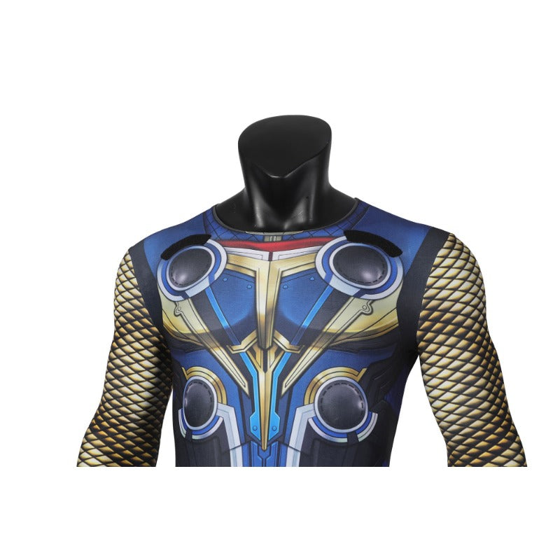 Thor Love And Thunder Cosplay Costume HD Printed Suit With Cape