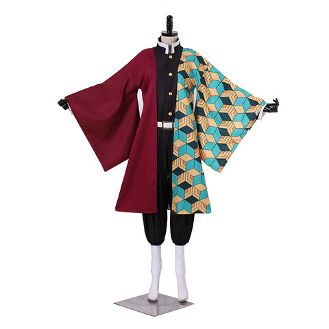 Demon Slayer Giyuu Cosplay Kimono Robe Uniform Outfit