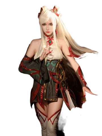 Game LOL Mythmaker Irelia Cosplay Costume Women New Year Skin Women Red Fight Dress  Halloween Outfit