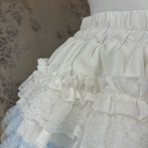 Sweet Lace Cake Lolita Dress 2026 Slim French Puff Short Skirt