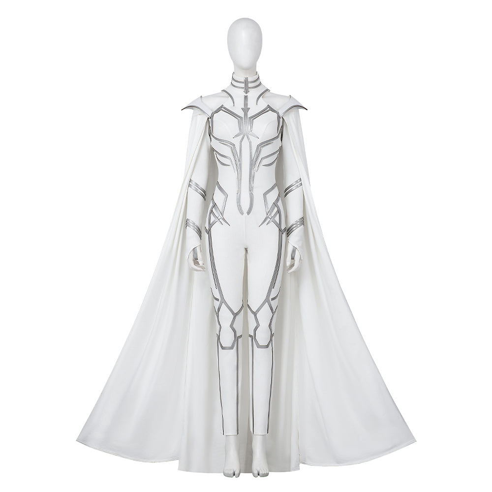 What if...? Hela White Suit Cosplay Costume