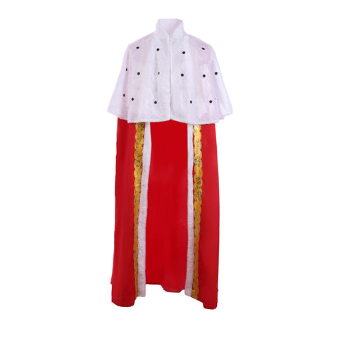 Hamilton King George III Medieval Luxury Cloak - Royal Men’s Cosplay Cape for Halloween & Carnival | Coscomos