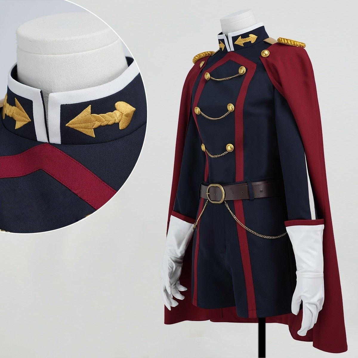 Chained Soldier Anime Cosplay Costume - Ren Yamashiro Complete Character Outfit Set - Coscosmos