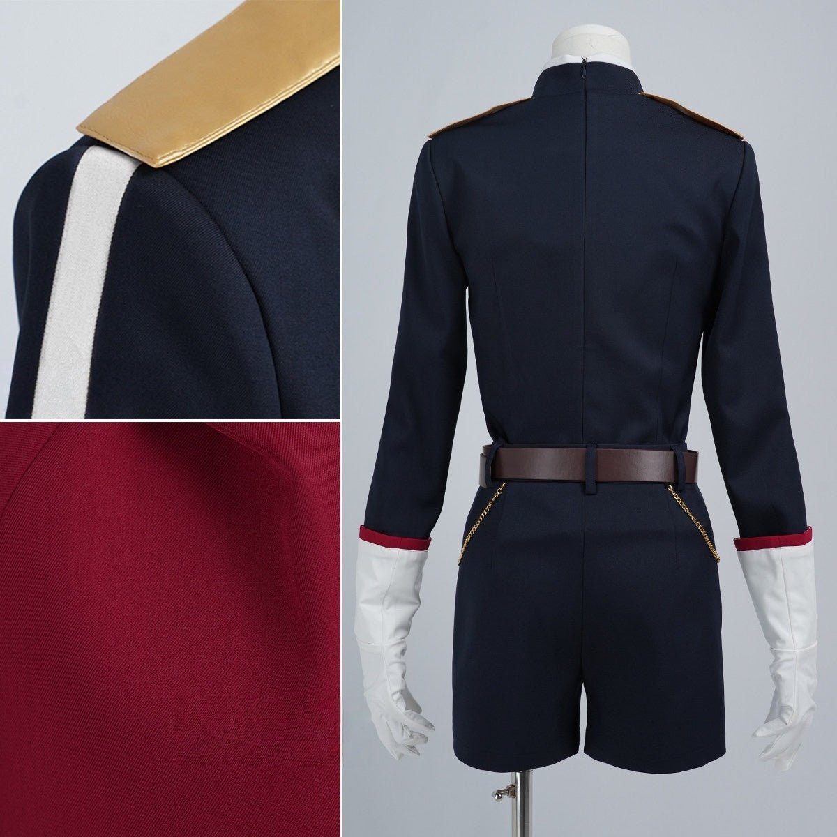 Chained Soldier Anime Cosplay Costume - Ren Yamashiro Complete Character Outfit Set - Coscosmos