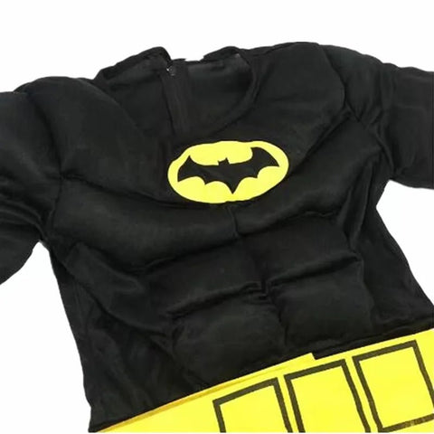 Child Bat Costume with Mask and Cape - Halloween Cosplay Jumpsuit - Coscosmos