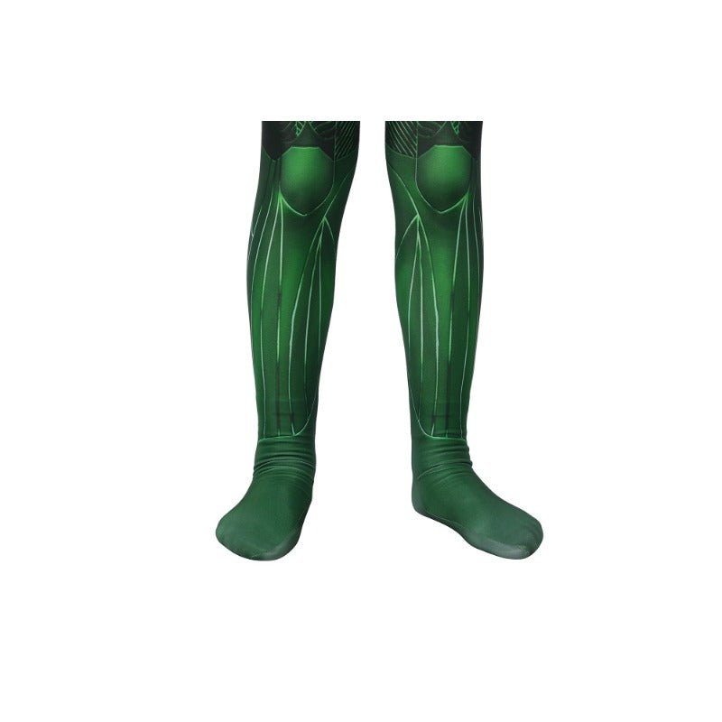 Children Hal Jordan Green Lantern Zentai Jumpsuit Cosplay Costume - Coscosmos