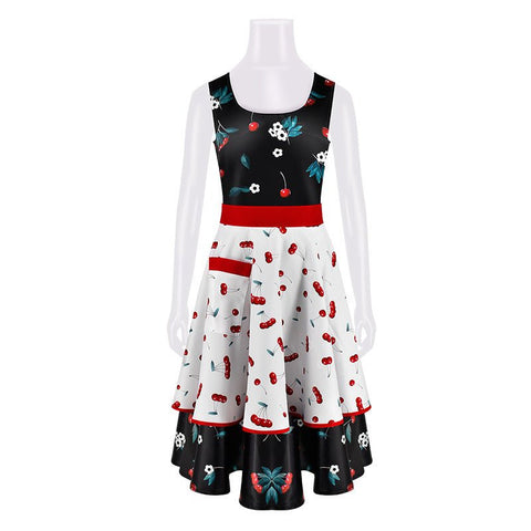 Chucky Season 2 Tiffany Dress Cosplay Costume Halloween Floral Apron Set - Coscosmos