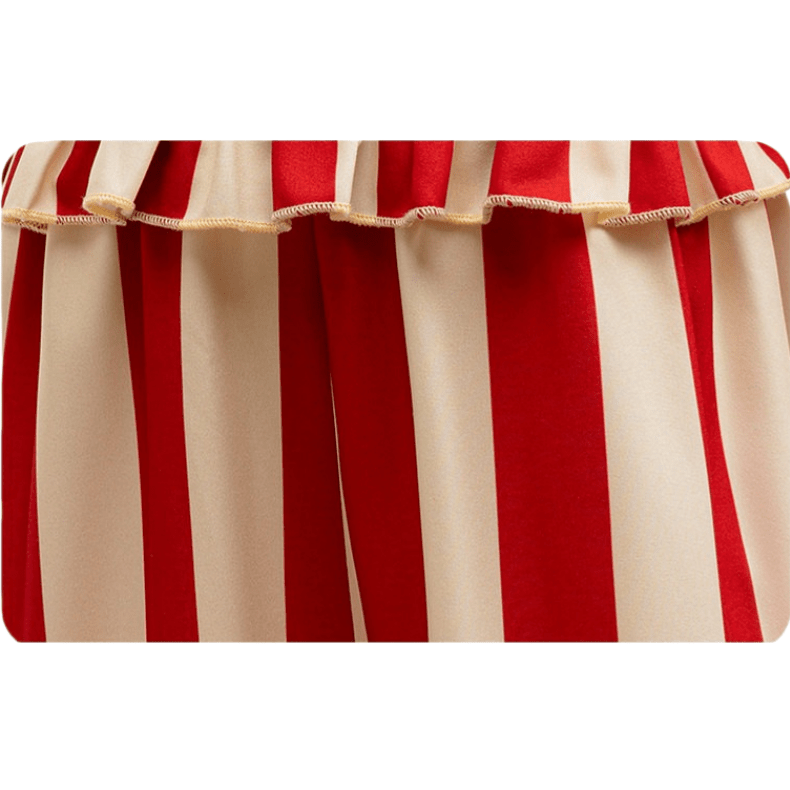 Clown Costume Halloween Children's Outfit Girl Clown Jumpsuit Versatile Clown Horror Movie Cosplay Set - Coscosmos