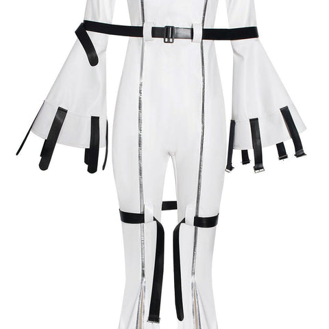 Code Geass: Lelouch of the Rebellion C.C. Restraint Bodysuit Full Cosplay Costume for Halloween - Coscosmos