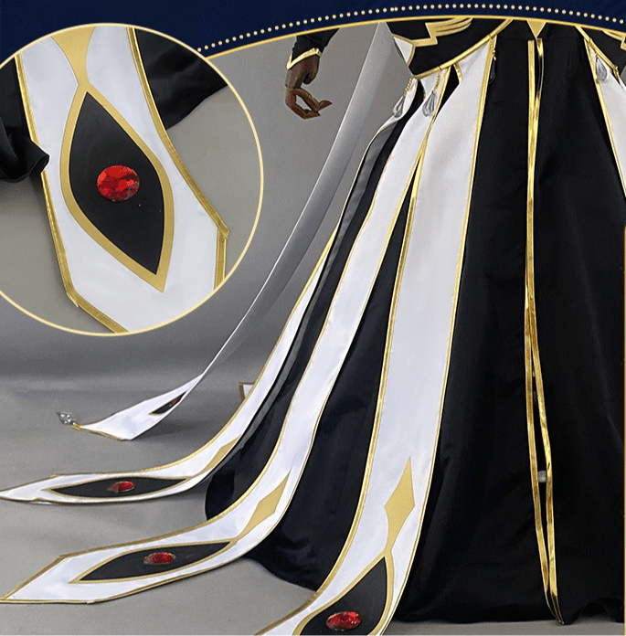 Code Geass: Lelouch of the Rebellion C.C. White Queen Cosplay Costume - Coscosmos