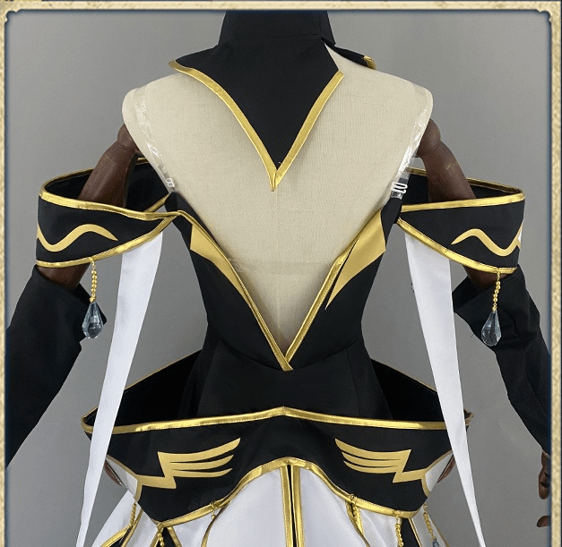 Code Geass: Lelouch of the Rebellion C.C. White Queen Cosplay Costume - Coscosmos
