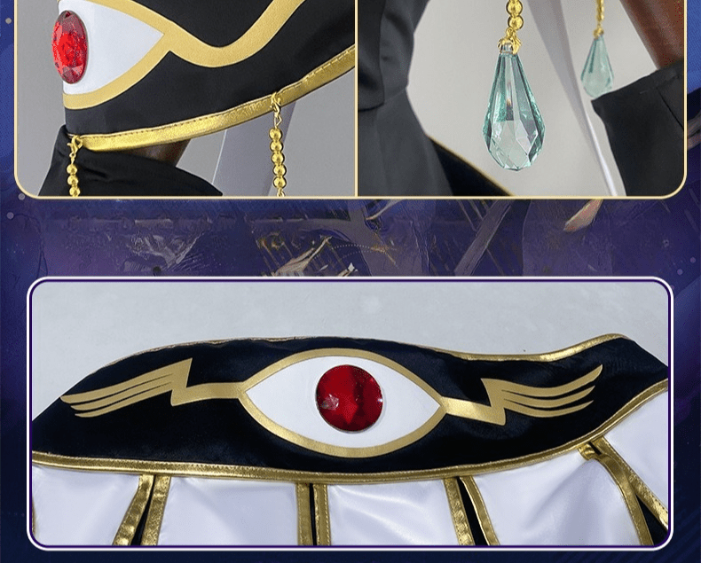 Code Geass: Lelouch of the Rebellion C.C. White Queen Cosplay Costume - Coscosmos
