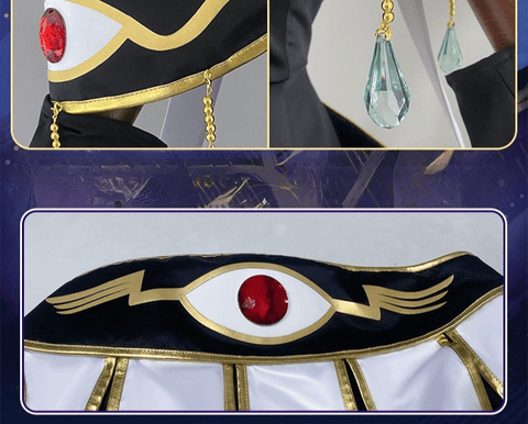 Code Geass: Lelouch of the Rebellion C.C. White Queen Cosplay Costume - Coscosmos