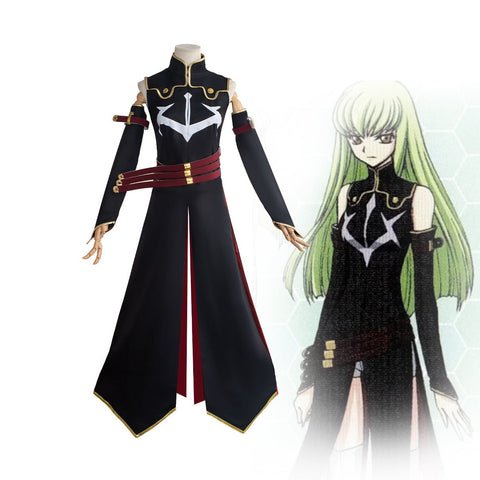 Code Geass: Lelouch of the Rebellion R2 Black Knights Cosplay Costume / C.C. Cosplay Costume / Anime Cosplay Outfit - Coscosmos