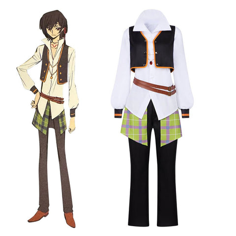 Code Geass: Lelouch vi Britannia's Black Prince Cosplay Costume Emperor Outfit - Coscosmos