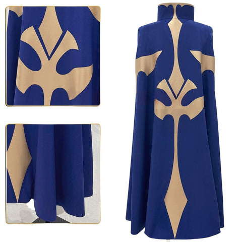 Code Geass Suzaku Kururugi Seventh Knight Uniform Cosplay Outfit - Premium Quality Anime Costume - Coscosmos