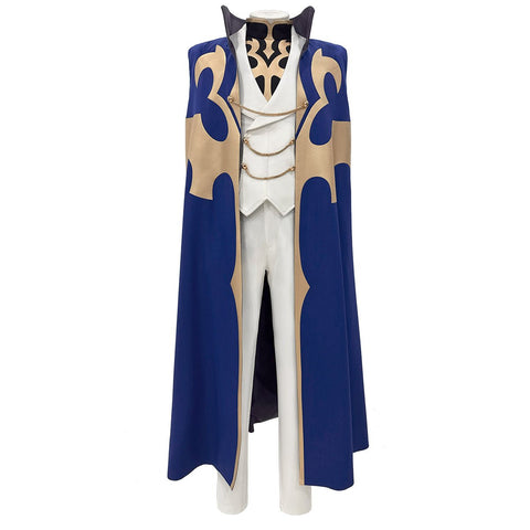 Code Geass Suzaku Kururugi Seventh Knight Uniform Cosplay Outfit - Premium Quality Anime Costume - Coscosmos