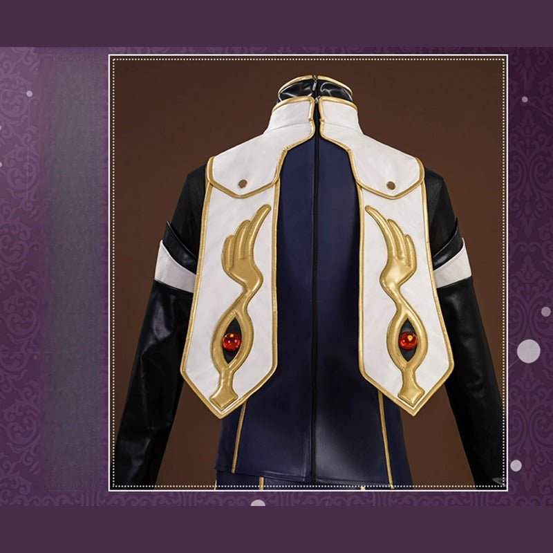 Code Geass Suzaku Kururugi Zero Knight Cosplay Costume - Coscosmos