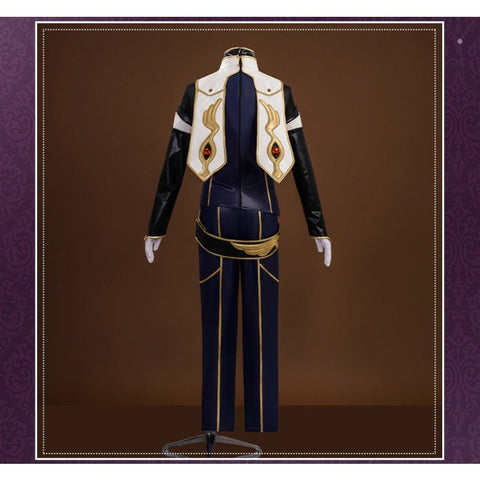 Code Geass Suzaku Kururugi Zero Knight Cosplay Costume - Coscosmos