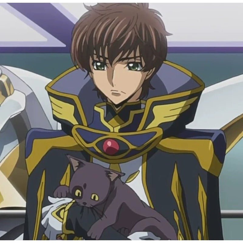 Code Geass Suzaku Kururugi Zero Knight Cosplay Costume - Coscosmos