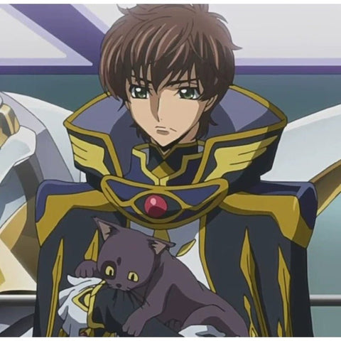 Code Geass Suzaku Kururugi Zero Knight Cosplay Costume - Coscosmos