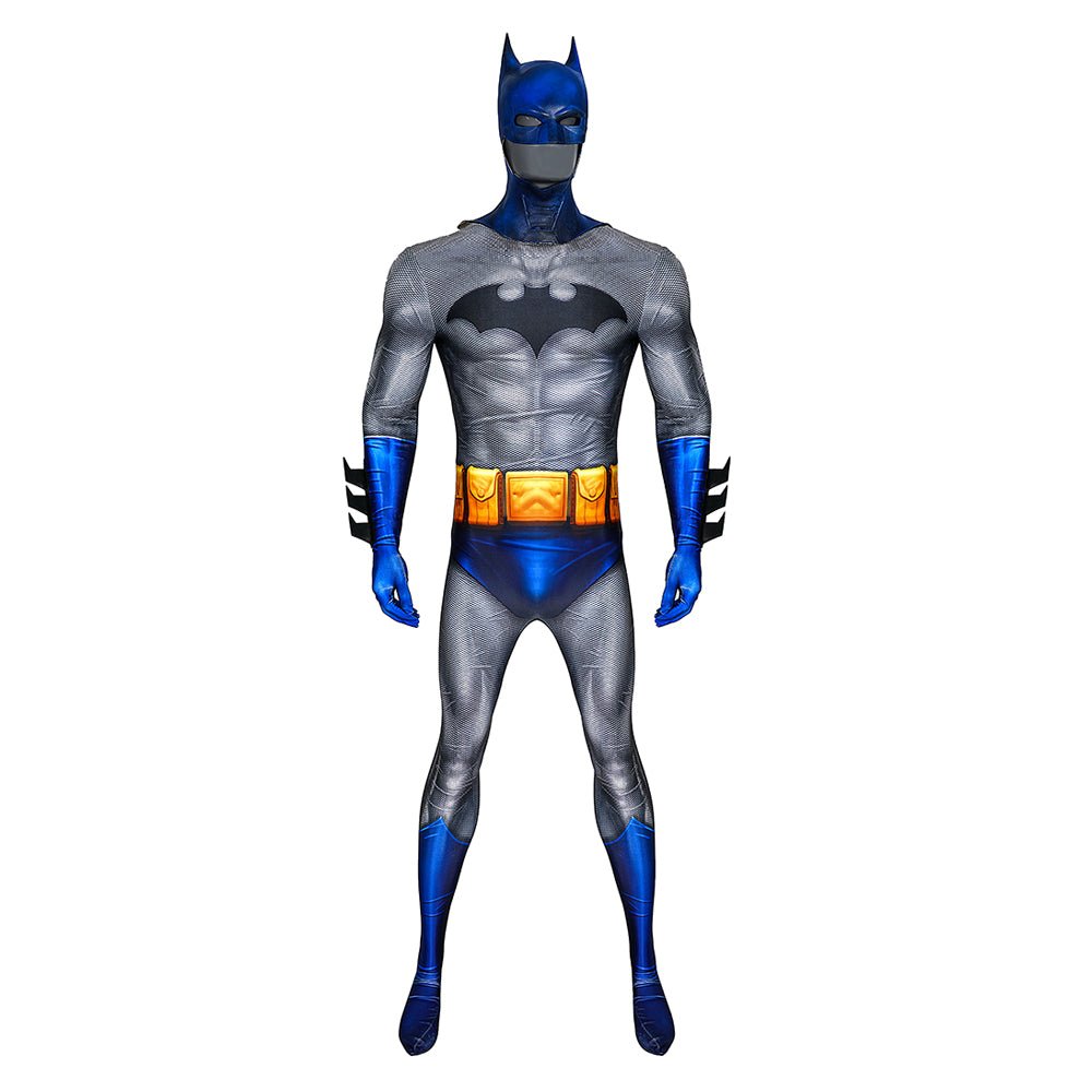 Comic Batman Hush Halloween Cosplay Batman Costume Printing Bodysuit Full Set - Coscosmos