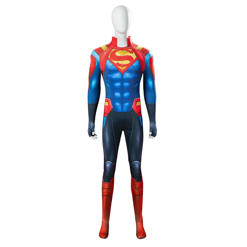 Comics The New 52 Superman Halloween Cosplay Superman Battle Suit Costume Full Set - Coscosmos