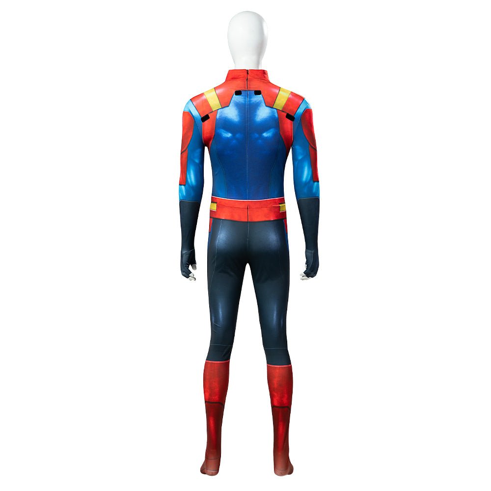 Comics The New 52 Superman Halloween Cosplay Superman Battle Suit Costume Full Set - Coscosmos