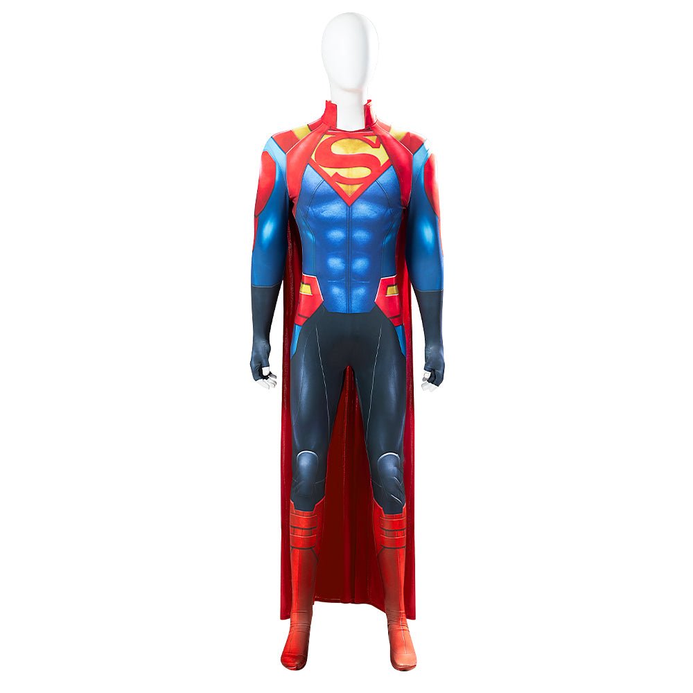 Comics The New 52 Superman Halloween Cosplay Superman Battle Suit Costume Full Set - Coscosmos