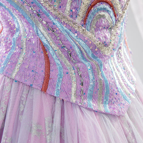 Complete Glinda Costume Set from Wicked: The Musical - Second Season Inspired Outfit，with Crown and Earrings Set - Coscosmos