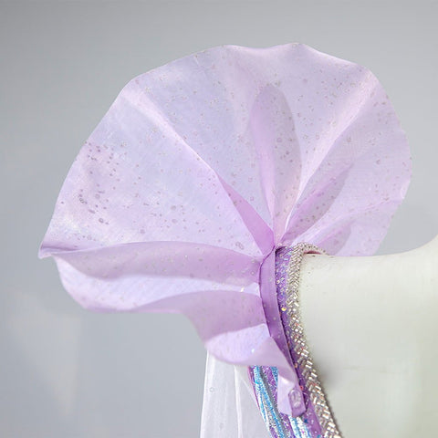 Complete Glinda Costume Set from Wicked: The Musical - Second Season Inspired Outfit，with Crown and Earrings Set - Coscosmos