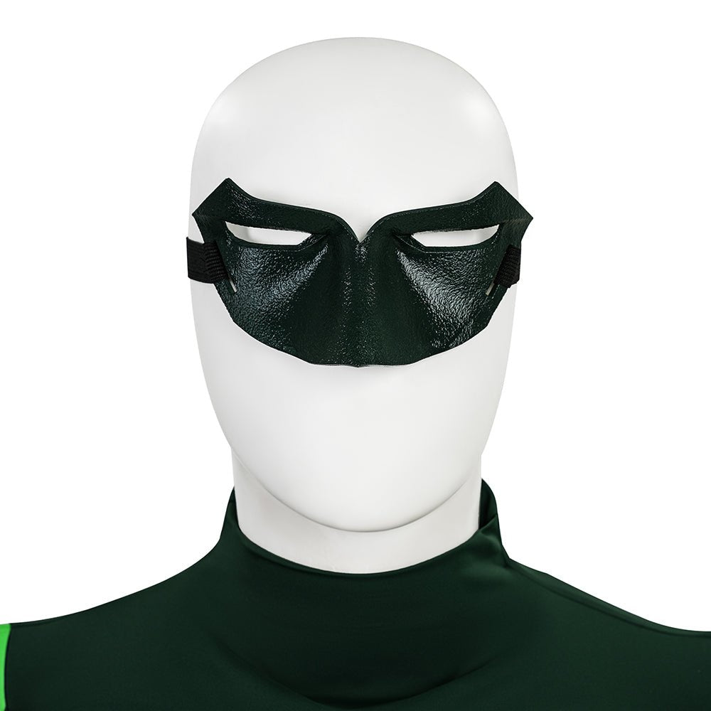 Complete Green Lantern Costume Suit - Official DC Comics Superhero Outfit with Mask - Coscosmos