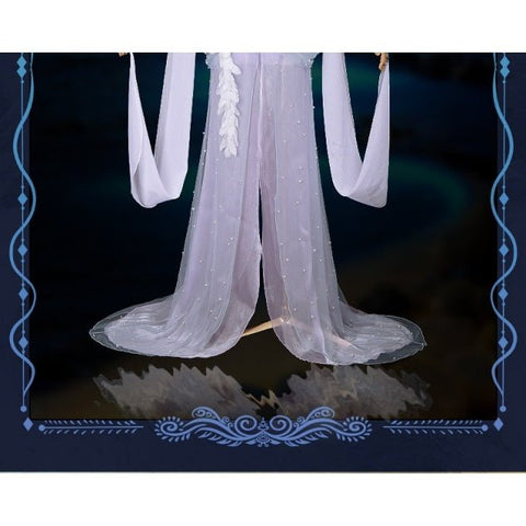 Complete Honor of Kings Haiyue Original Skin Cosplay Costume Set with Props for Women - Coscosmos