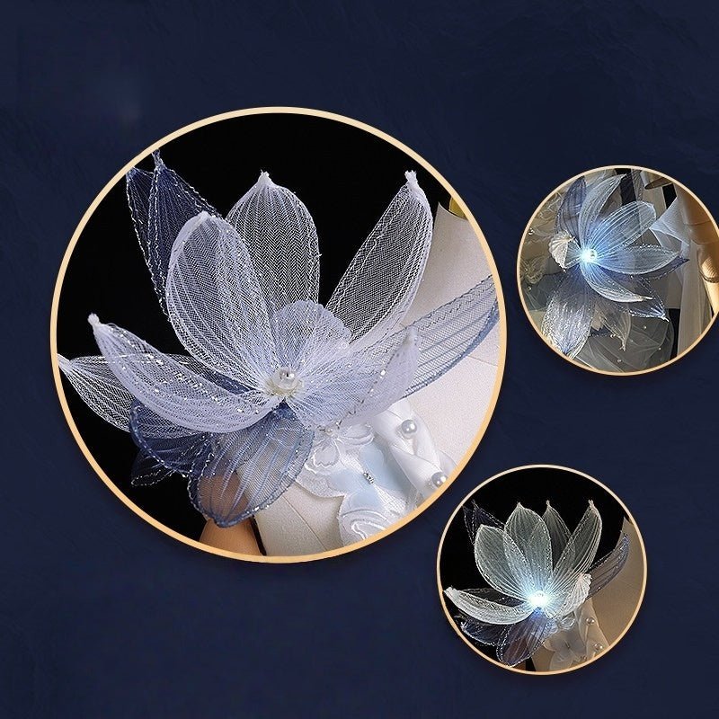 Complete Honor of Kings Haiyue Original Skin Cosplay Costume Set with Props for Women - Coscosmos