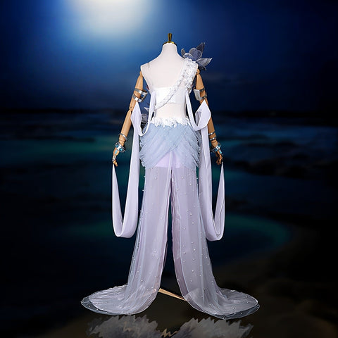 Complete Honor of Kings Haiyue Original Skin Cosplay Costume Set with Props for Women - Coscosmos