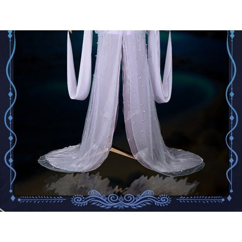 Complete Honor of Kings Haiyue Original Skin Cosplay Costume Set with Props for Women - Coscosmos