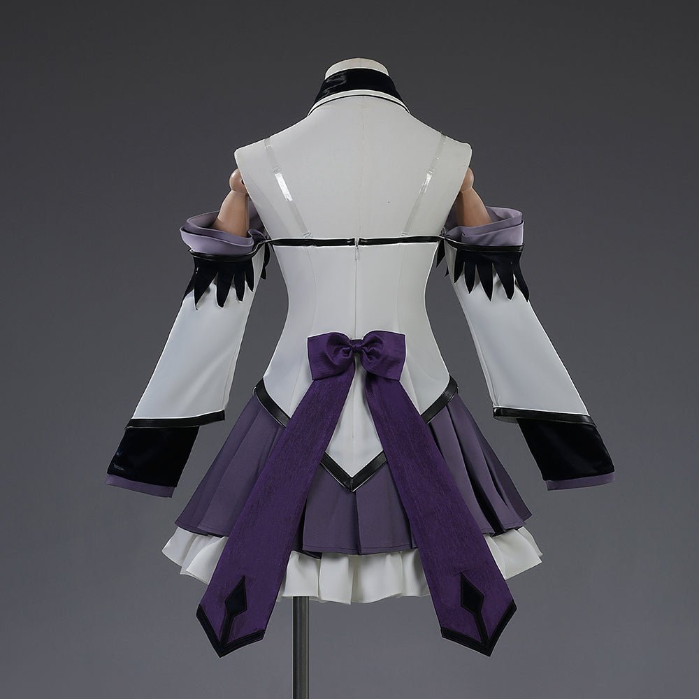 Complete Puella Magi Madoka Magica: The Movie - Walpurgisnacht: Rising Homura Akemi Cosplay Costume Set - Coscosmos