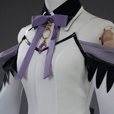 Complete Puella Magi Madoka Magica: The Movie - Walpurgisnacht: Rising Homura Akemi Cosplay Costume Set - Coscosmos