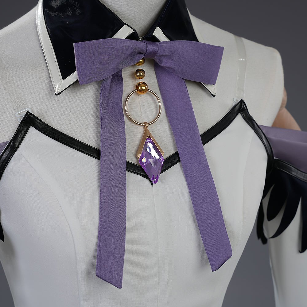 Complete Puella Magi Madoka Magica: The Movie - Walpurgisnacht: Rising Homura Akemi Cosplay Costume Set - Coscosmos