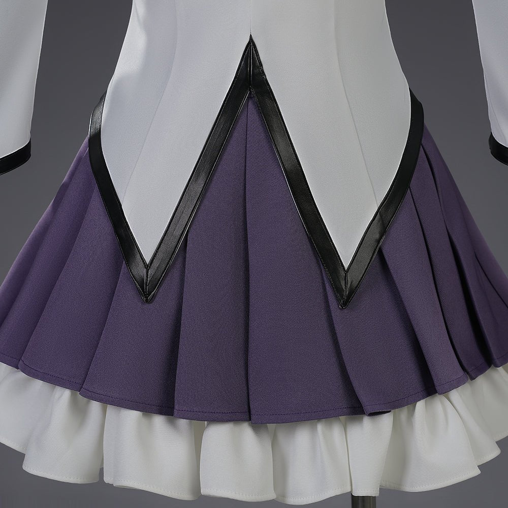 Complete Puella Magi Madoka Magica: The Movie - Walpurgisnacht: Rising Homura Akemi Cosplay Costume Set - Coscosmos