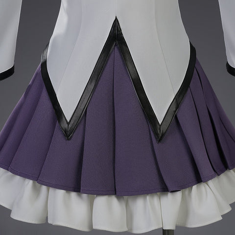 Complete Puella Magi Madoka Magica: The Movie - Walpurgisnacht: Rising Homura Akemi Cosplay Costume Set - Coscosmos
