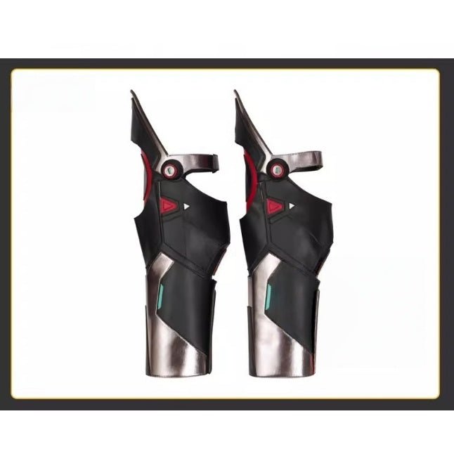 Complete Street Smart Wraith Cosplay Costume Set from Apex Legends Gold Skin Collection - Coscosmos