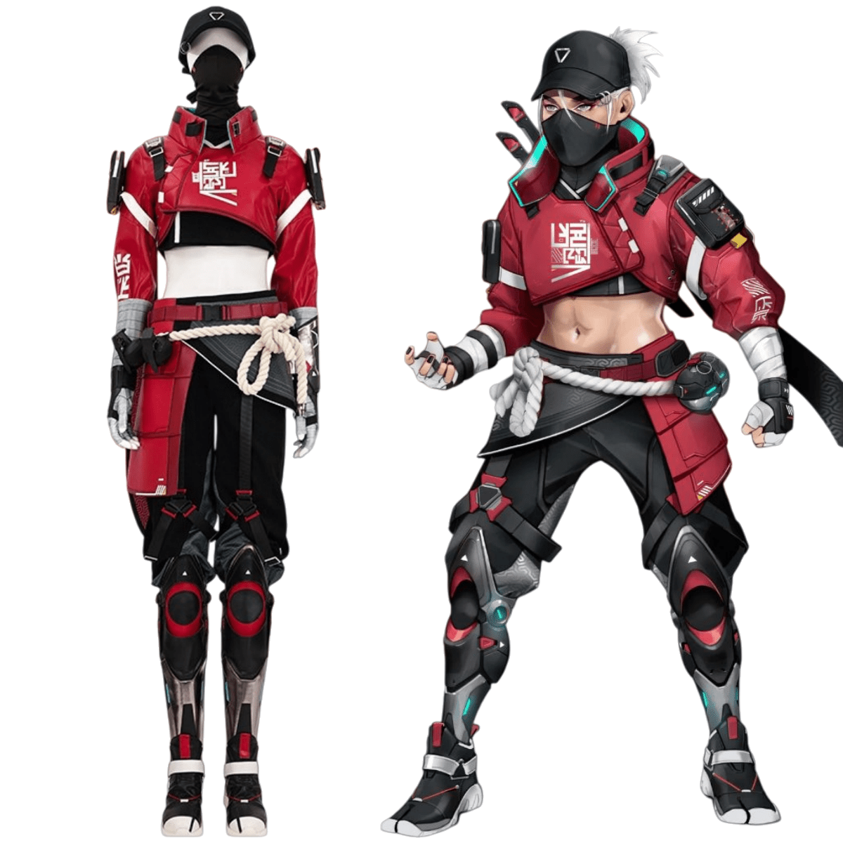 Complete Street Smart Wraith Cosplay Costume Set from Apex Legends Gold Skin Collection - Coscosmos