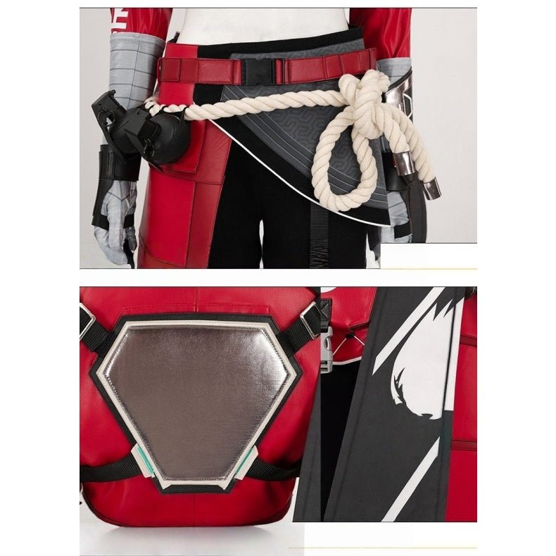 Complete Street Smart Wraith Cosplay Costume Set from Apex Legends Gold Skin Collection - Coscosmos
